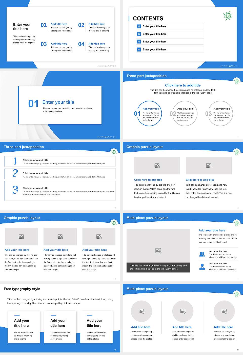 Doho University Academic Presentation/Research Findings Report PPT Template16:9 ratio PPT effect preview image2