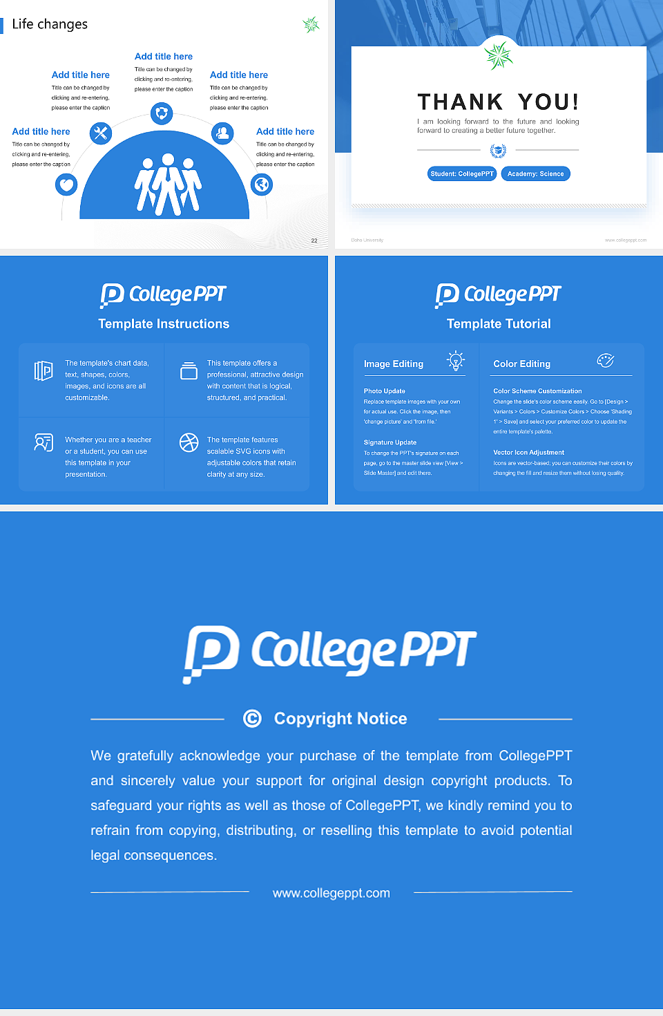 Doho University National Scholarship Defense PPT Template_Slide preview image4