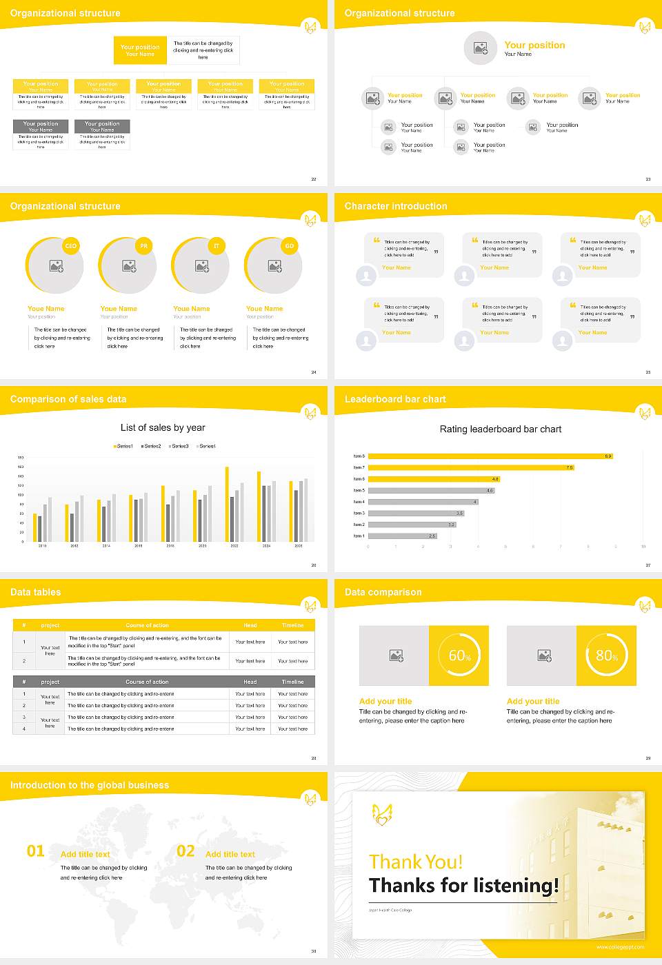 Japan Health Care College Academic Presentation/Research Findings Report PPT Template16:9 ratio PPT effect preview image4