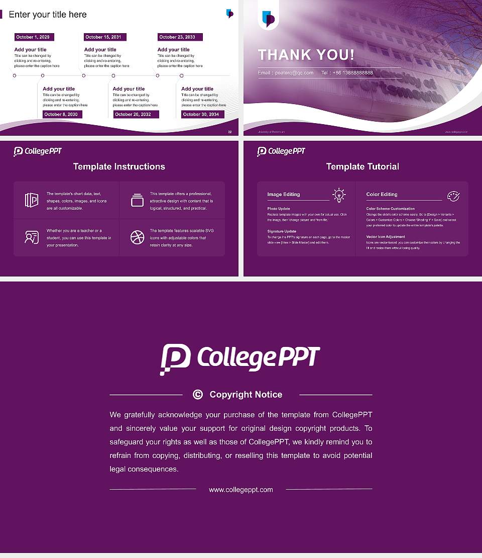 University of Portsmouth Lecture Sharing and Networking Event PPT Template16:9 ratio PPT effect preview image4
