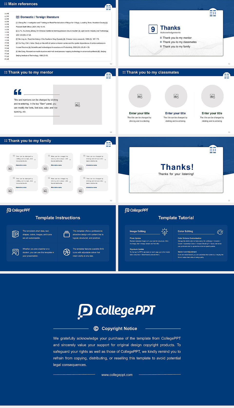 Edogawa University Graduation Thesis Defense PPT Template_Slide preview image7