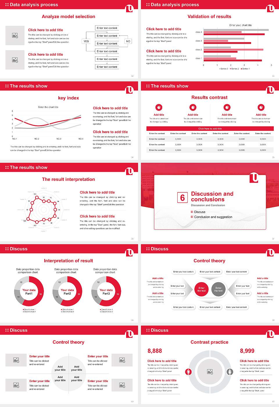 York University Graduation Thesis Defense PPT Template16:9 ratio PPT effect preview image5