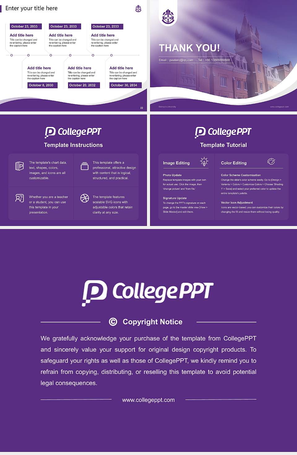 Bishop’s University Lecture Sharing and Networking Event PPT Template4:3 ratio PPT effect preview image4