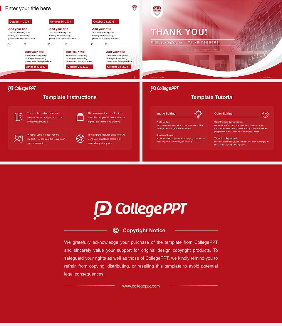 Lancaster University Lecture Sharing and Networking Event PPT Template16:9 ratio PPT effect preview image4