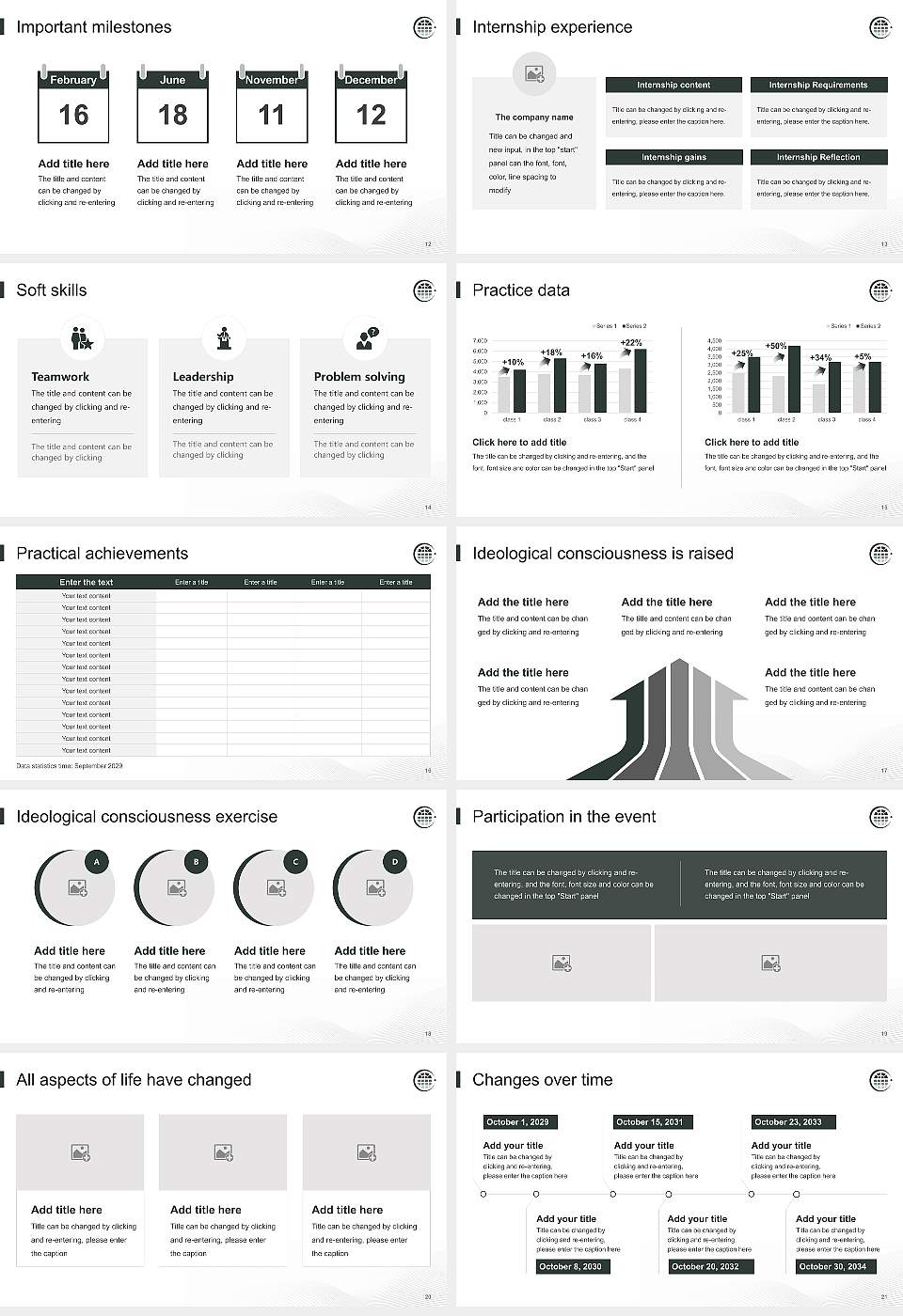 St. Stephen’s University National Scholarship Defense PPT Template16:9 ratio PPT effect preview image3