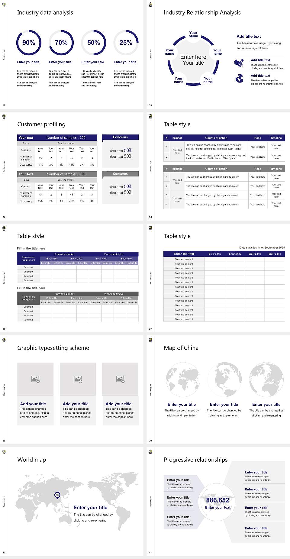Ikuei University Competition/Entrepreneurship Contest PPT Template4:3 ratio PPT effect preview image5