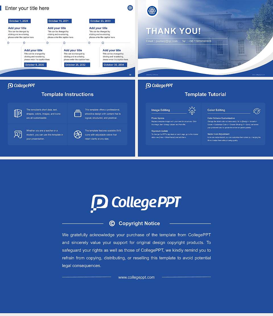 University of Wales Lecture Sharing and Networking Event PPT Template16:9 ratio PPT effect preview image4