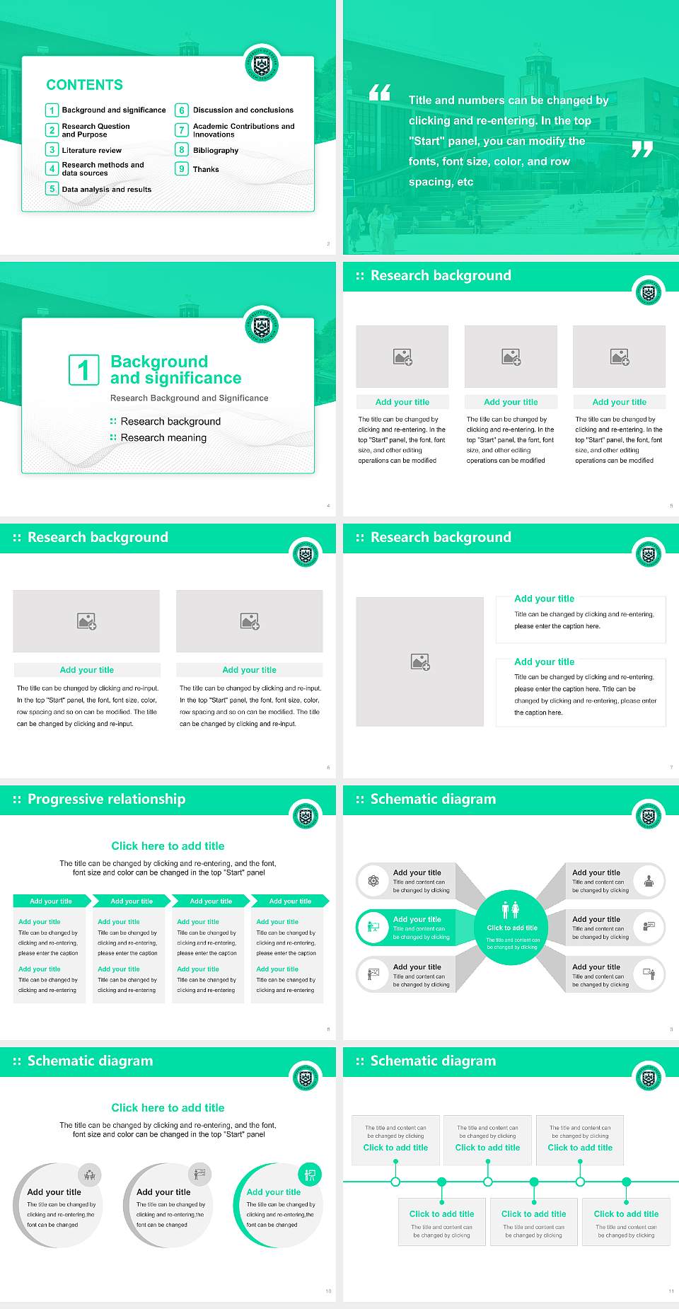 University of Exeter Graduation Thesis Defense PPT Template4:3 ratio PPT effect preview image2