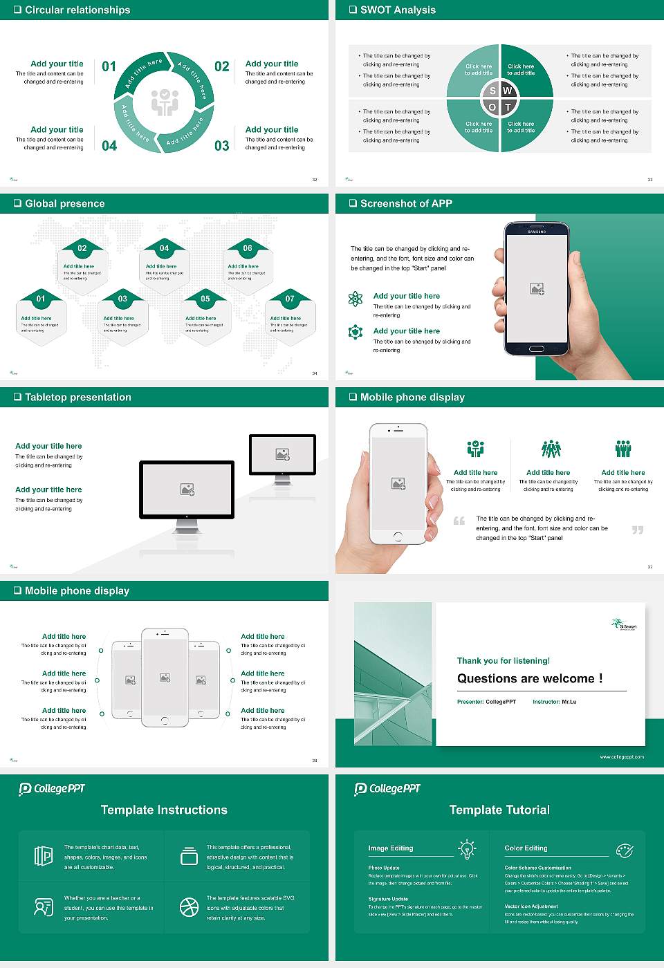 St George’s, University of London General Purpose PPT Template16:9 ratio PPT effect preview image5
