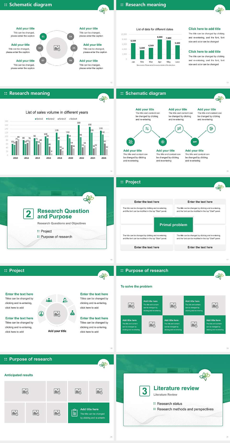Fukuyama University Graduation Thesis Defense PPT Template4:3 ratio PPT effect preview image3