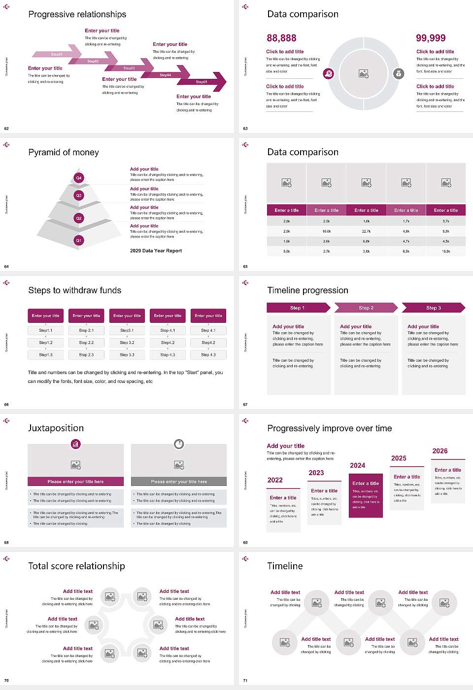 Chugoku Gakuen University Competition/Entrepreneurship Contest PPT Template16:9 ratio PPT effect preview image8