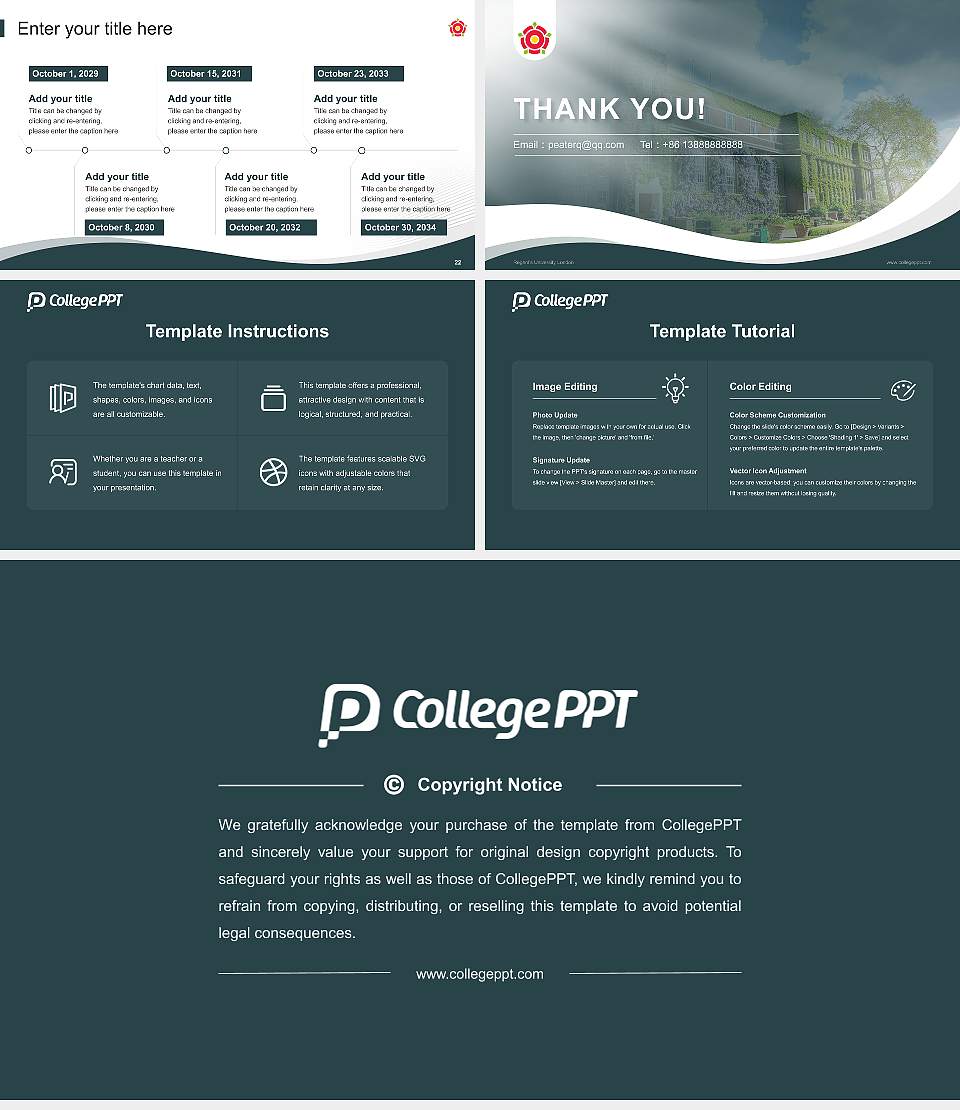 Regent’s University London Lecture Sharing and Networking Event PPT Template16:9 ratio PPT effect preview image4