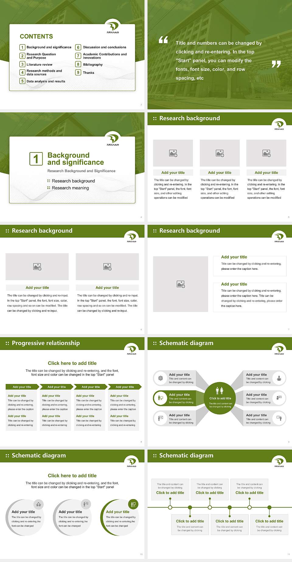 Daito Bunka University Graduation Thesis Defense PPT Template4:3 ratio PPT effect preview image2