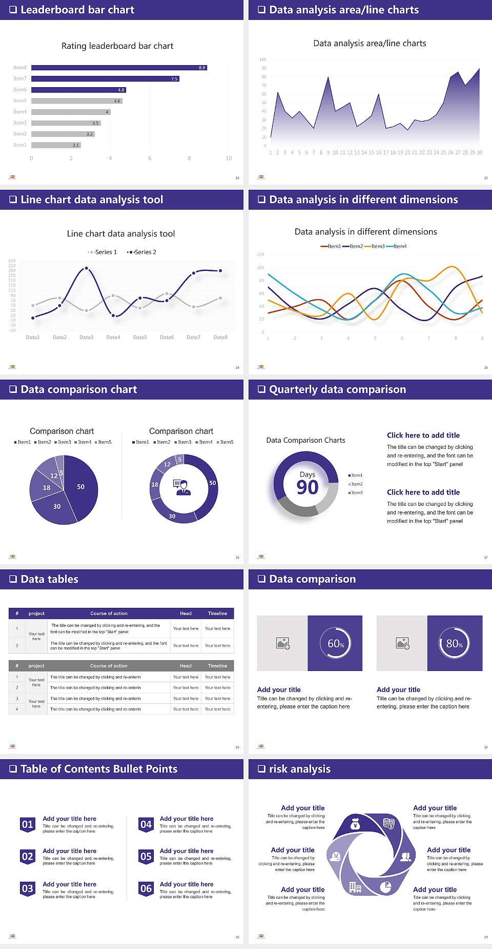 Bukkyo University General Purpose PPT Template4:3 ratio PPT effect preview image4