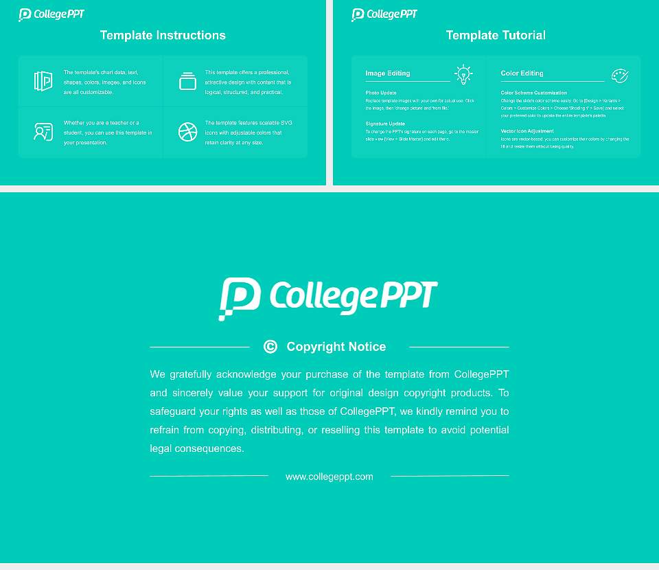 Daiichi Institute of Technology Course/Courseware Creation PPT Template16:9 ratio PPT effect preview image5