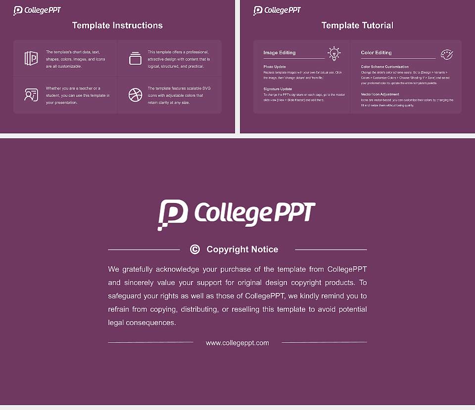 Chikushi Jogakuen University Academic Presentation/Research Findings Report PPT Template16:9 ratio PPT effect preview image5