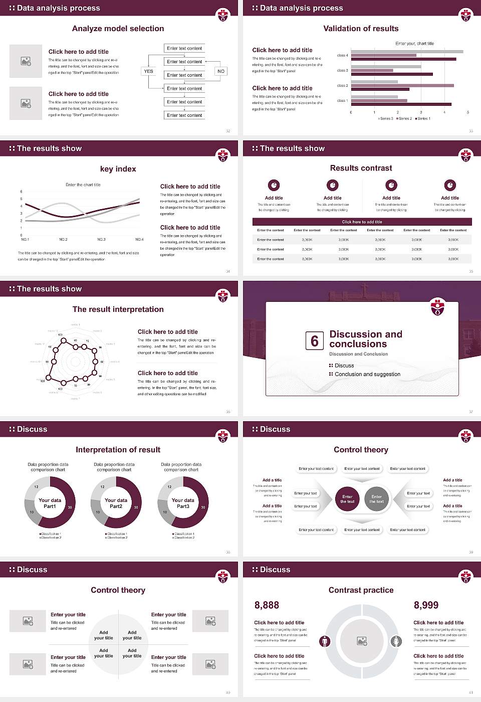 Saint Mary’s University Graduation Thesis Defense PPT Template16:9 ratio PPT effect preview image5