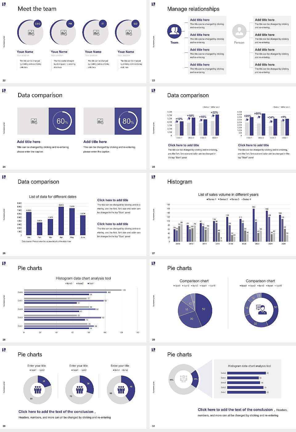Fukuyama City University Competition/Entrepreneurship Contest PPT Template16:9 ratio PPT effect preview image4
