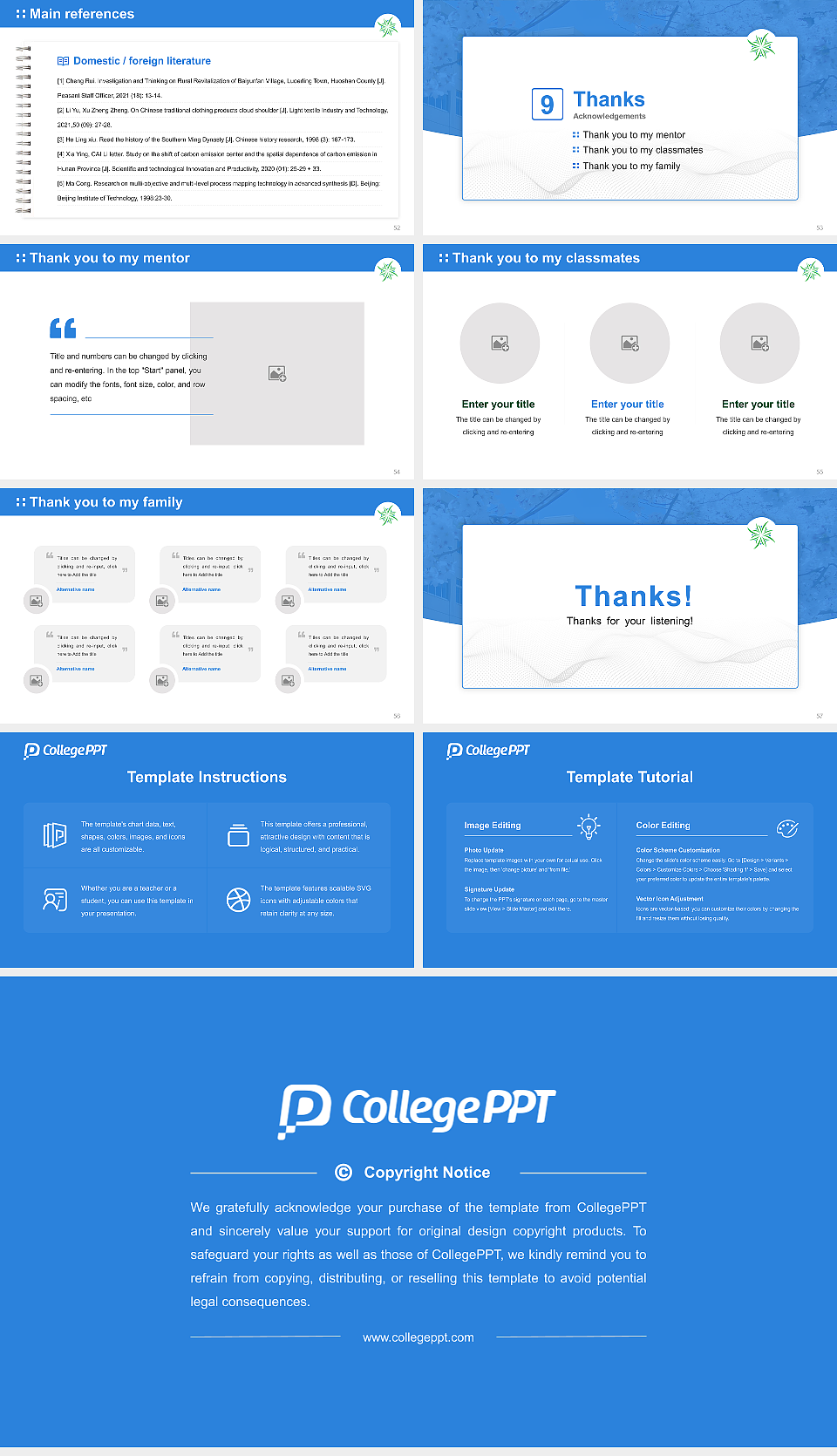 Doho University Graduation Thesis Defense PPT Template_Slide preview image7