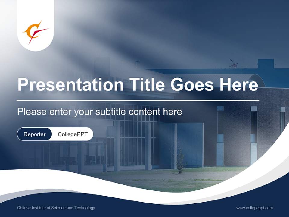 Chitose Institute of Science and Technology Lecture Sharing and Networking Event PPT Template4:3 ratio PPT effect preview image4