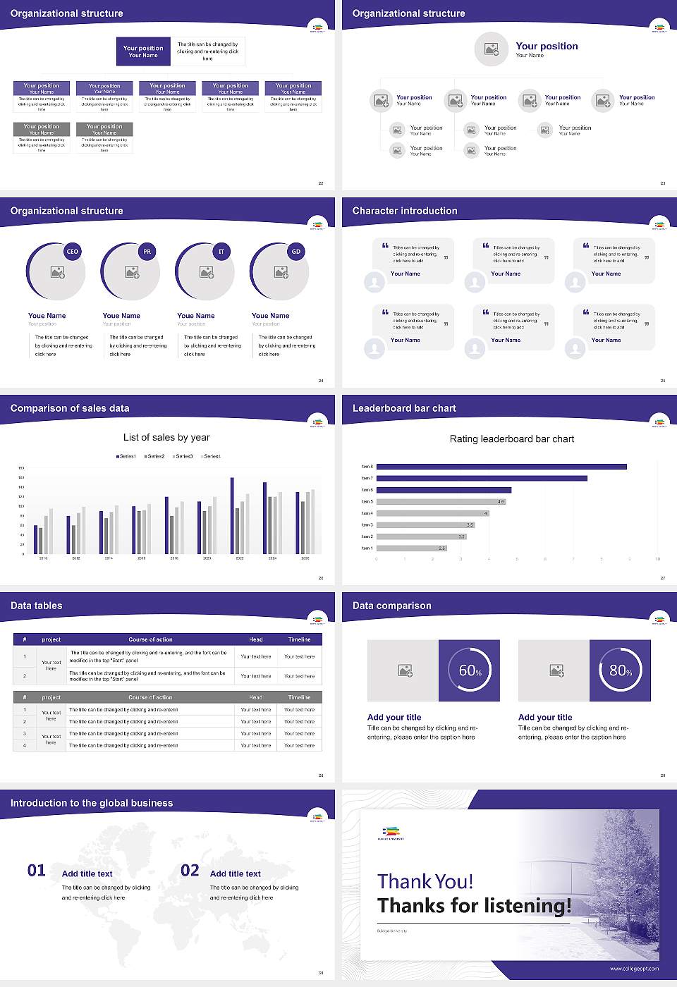 Bukkyo University Academic Presentation/Research Findings Report PPT Template16:9 ratio PPT effect preview image4