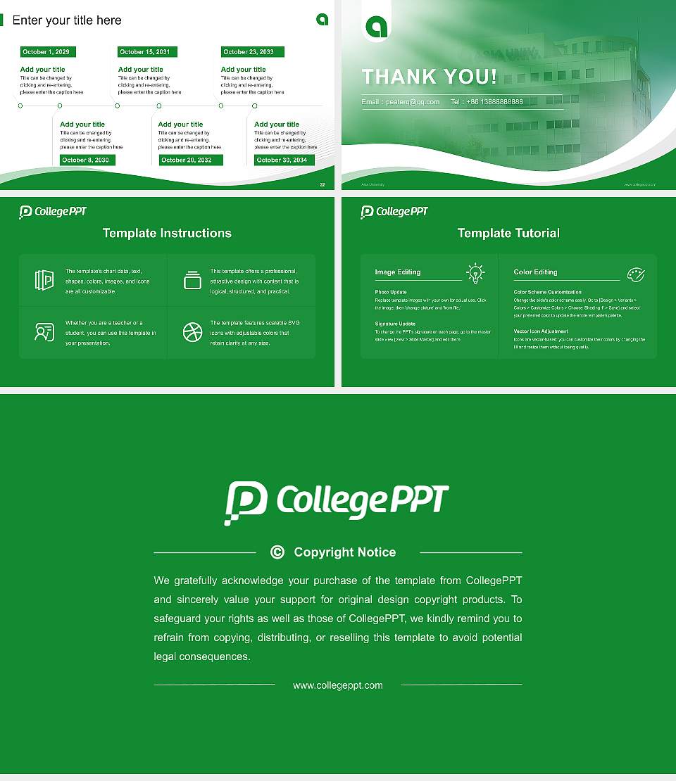 Asia University Lecture Sharing and Networking Event PPT Template16:9 ratio PPT effect preview image4