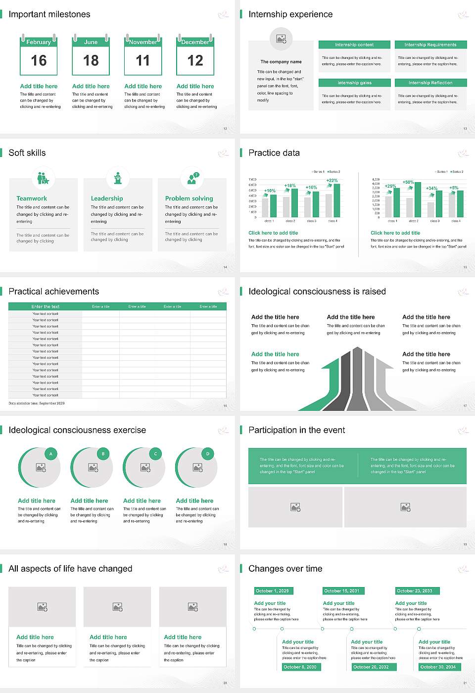 Iwate University of Health and Medical Sciences National Scholarship Defense PPT Template16:9 ratio PPT effect preview image3