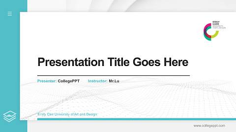 Emily Carr University of Art and Design Thesis Proposal/Graduation Defense PPT Template