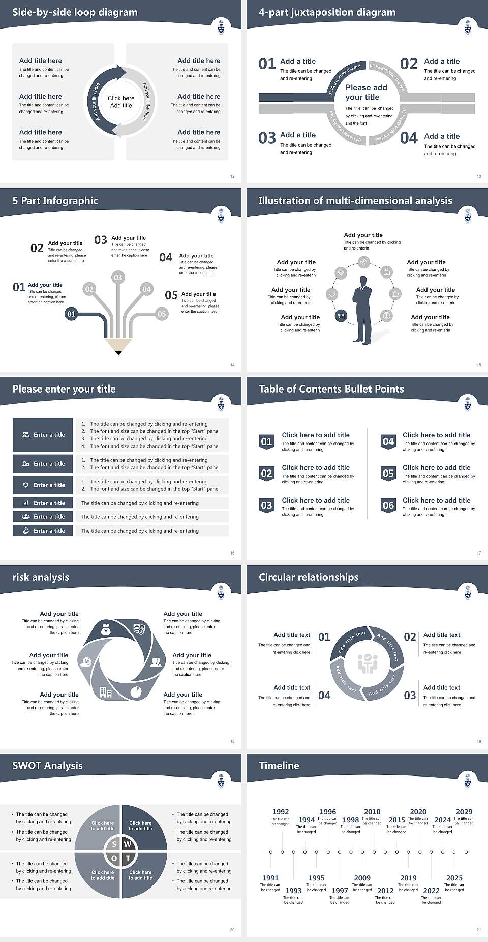 University of Toronto Academic Presentation/Research Findings Report PPT Template4:3 ratio PPT effect preview image3