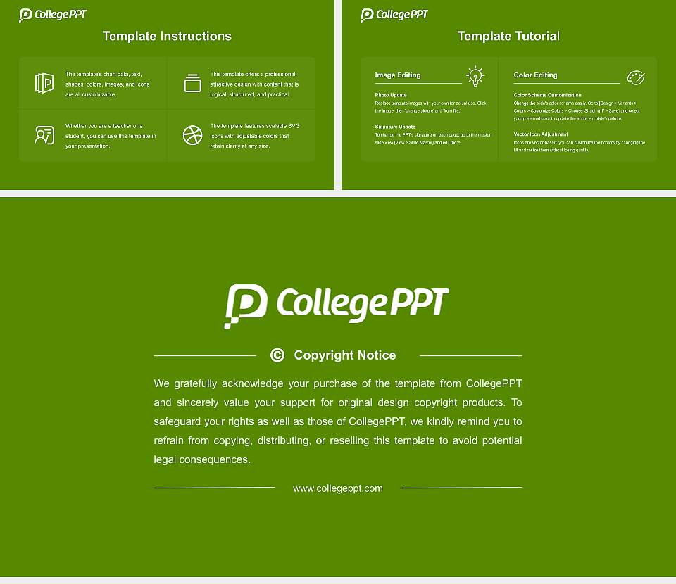 Fukushima University Course/Courseware Creation PPT Template16:9 ratio PPT effect preview image5