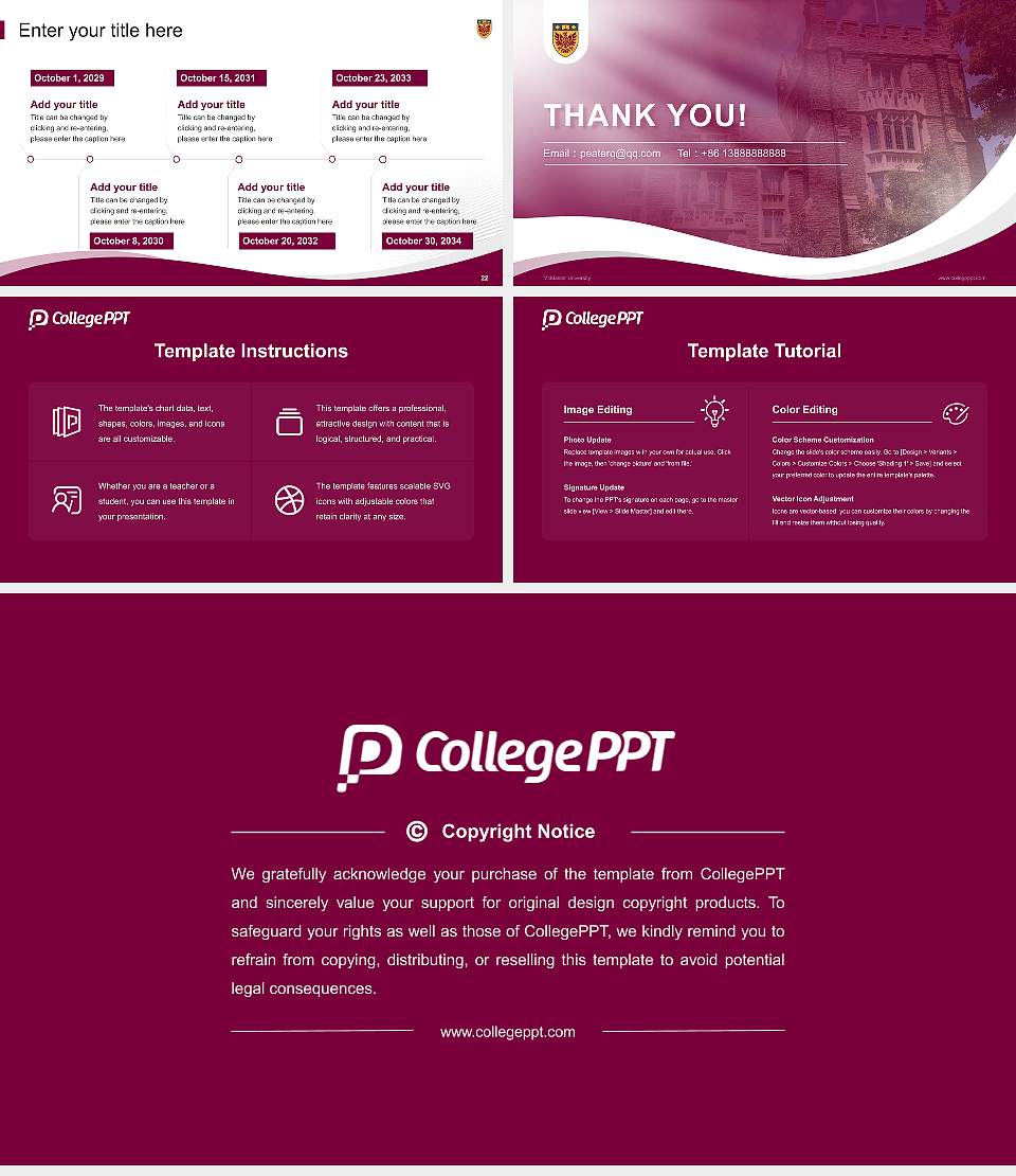 McMaster University Lecture Sharing and Networking Event PPT Template16:9 ratio PPT effect preview image4