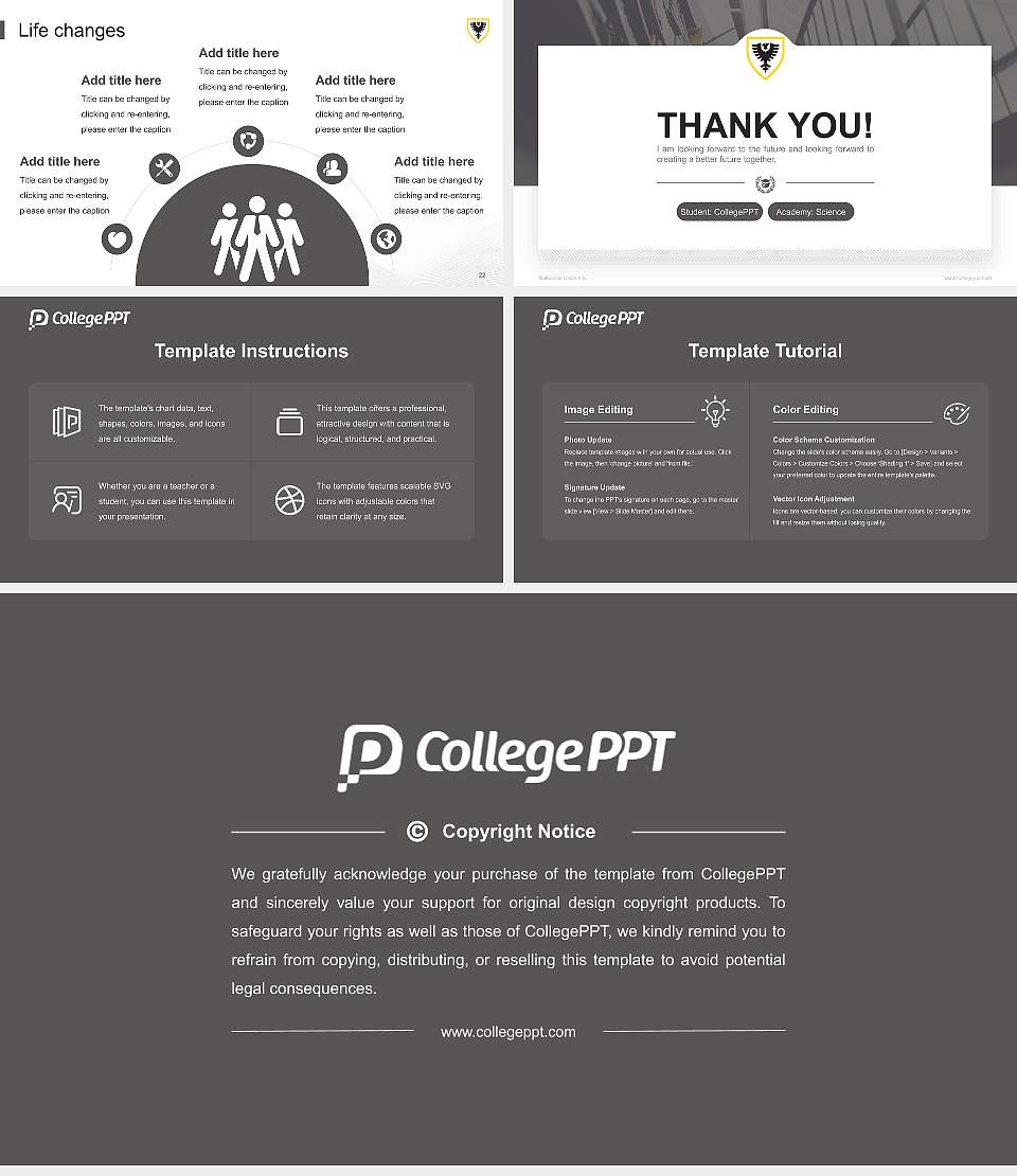 Dalhousie University National Scholarship Defense PPT Template16:9 ratio PPT effect preview image4
