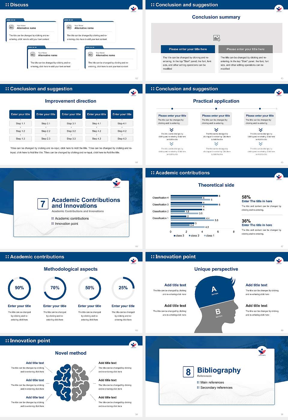 Aino University Graduation Thesis Defense PPT Template16:9 ratio PPT effect preview image6