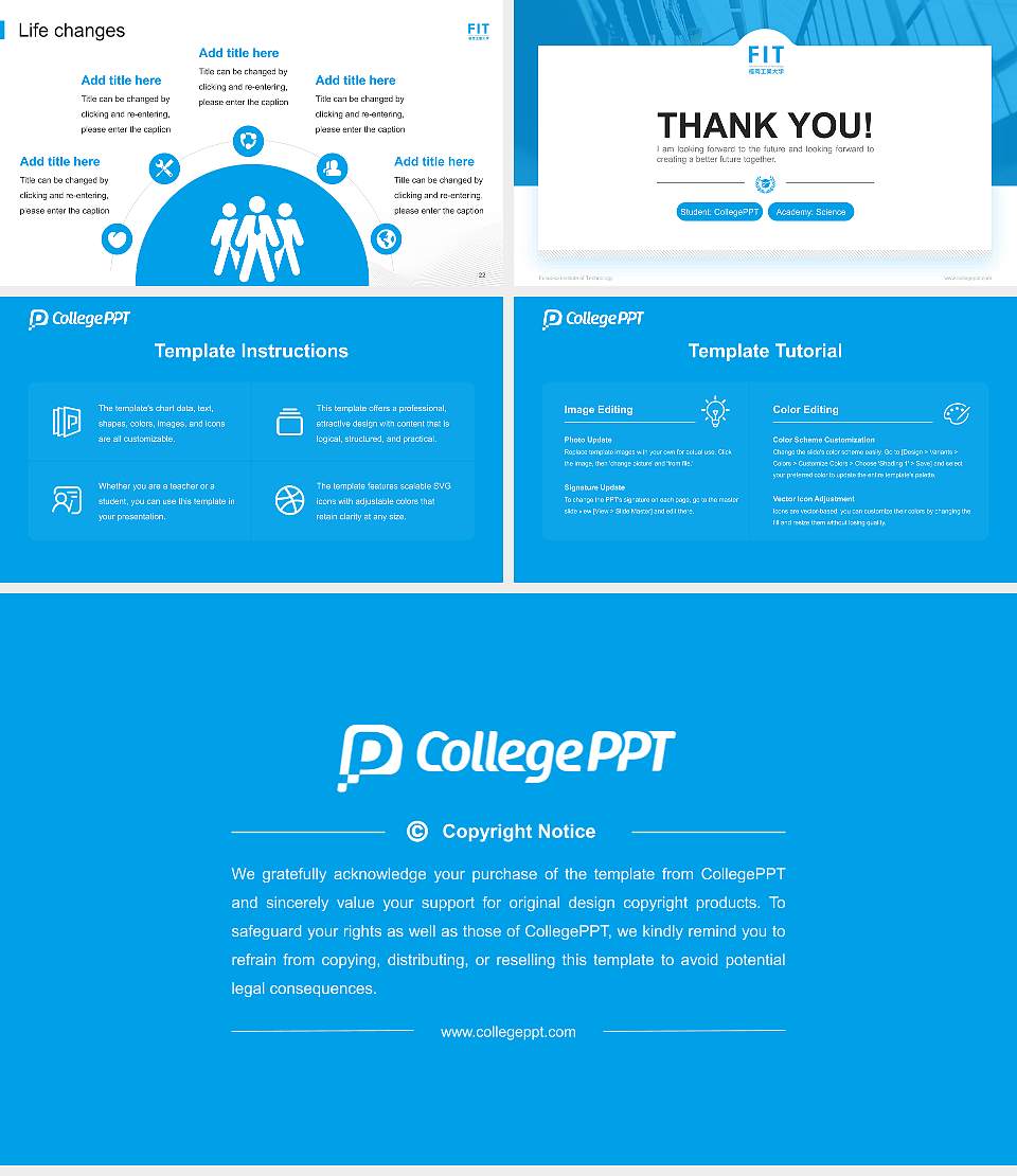 Fukuoka Institute of Technology National Scholarship Defense PPT Template16:9 ratio PPT effect preview image4