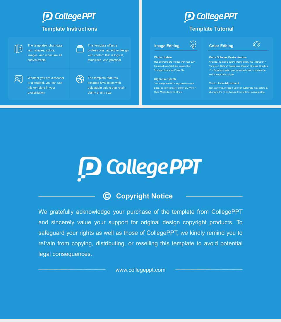 Fukushima College Course/Courseware Creation PPT Template4:3 ratio PPT effect preview image5