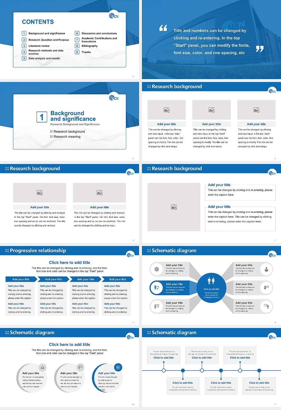 University College of the North Graduation Thesis Defense PPT Template16:9 ratio PPT effect preview image2