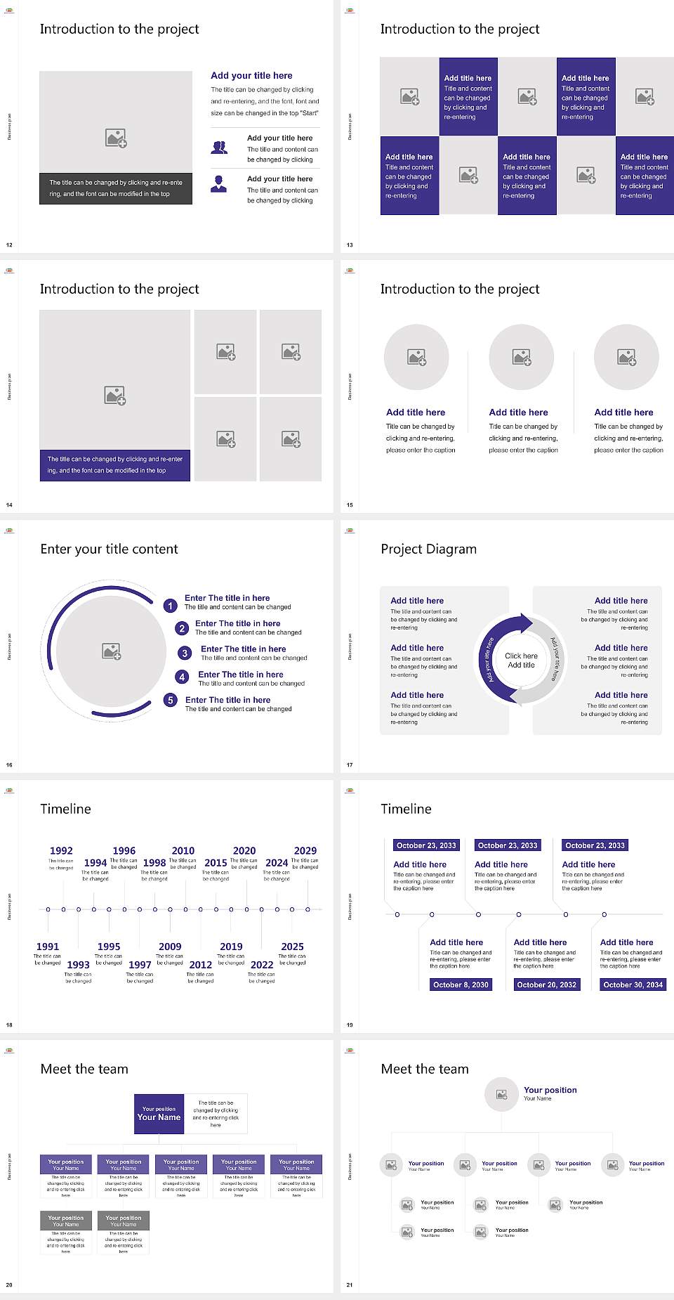 Bukkyo University Competition/Entrepreneurship Contest PPT Template4:3 ratio PPT effect preview image3