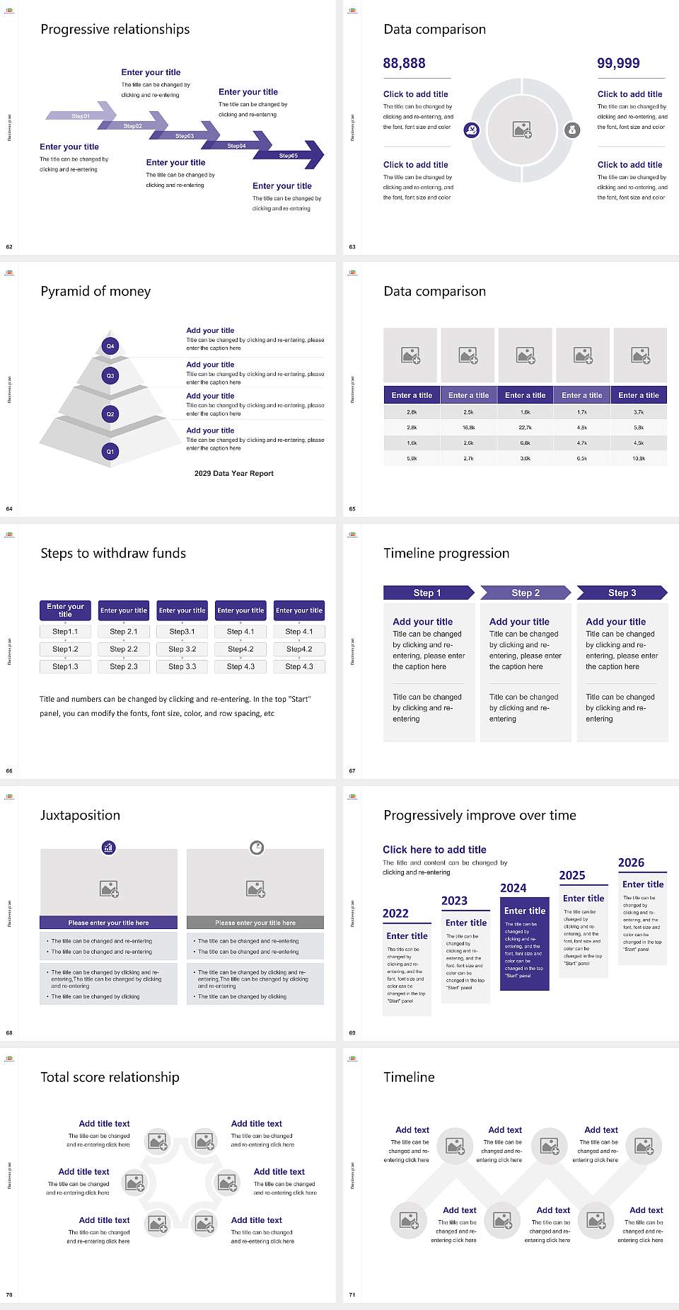 Bukkyo University Competition/Entrepreneurship Contest PPT Template4:3 ratio PPT effect preview image8
