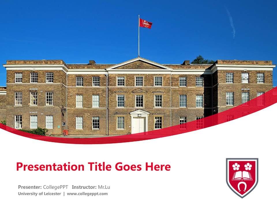 University of Leicester Course/Courseware Creation PPT Template4:3 ratio PPT effect preview image5