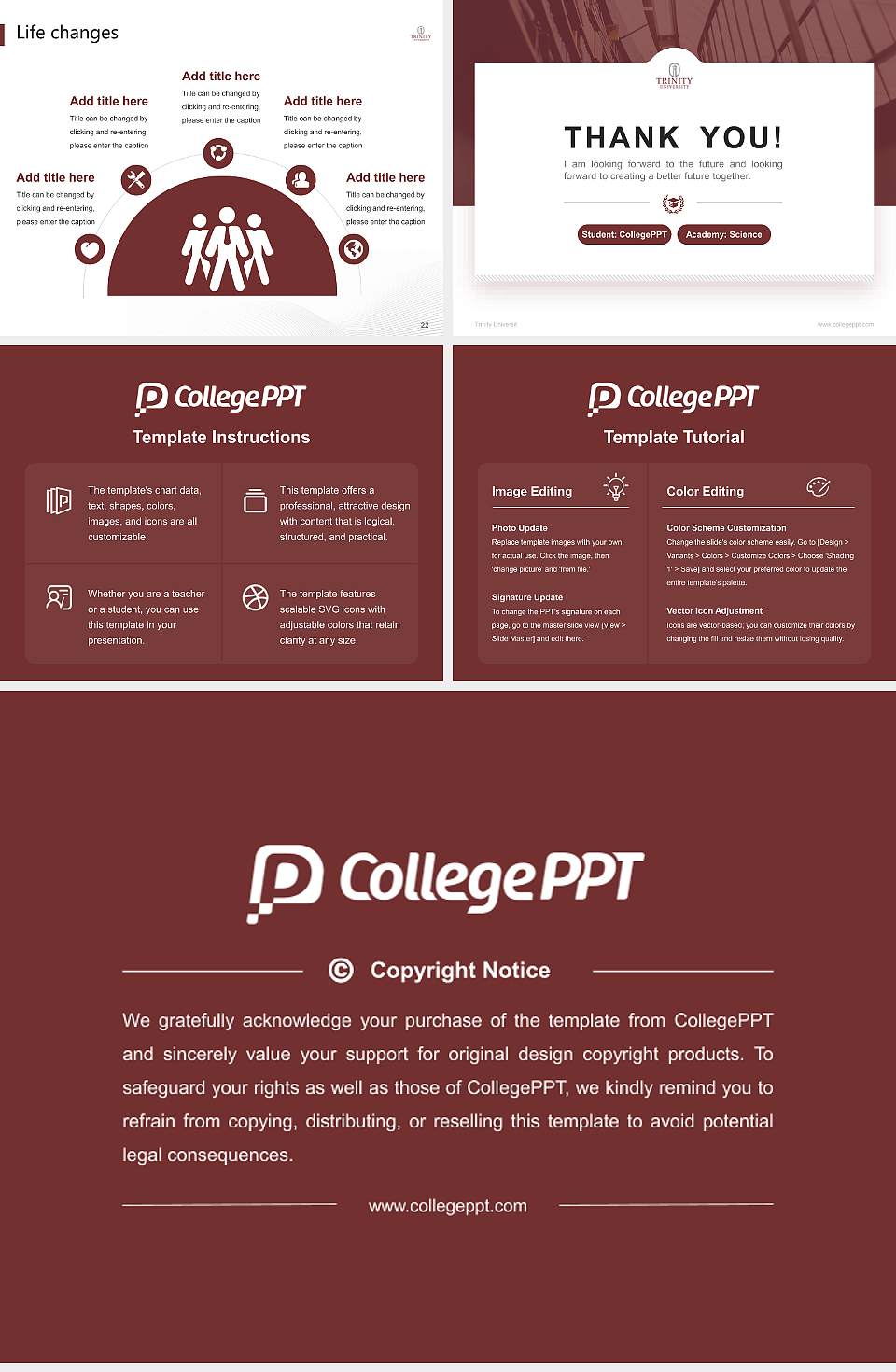 Trinity Universit National Scholarship Defense PPT Template4:3 ratio PPT effect preview image4