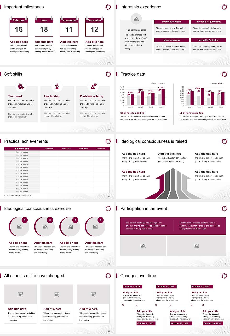 J. F. Oberlin University National Scholarship Defense PPT Template16:9 ratio PPT effect preview image3