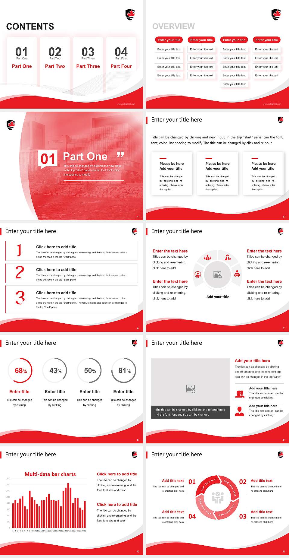Carleton University Lecture Sharing and Networking Event PPT Template4:3 ratio PPT effect preview image2
