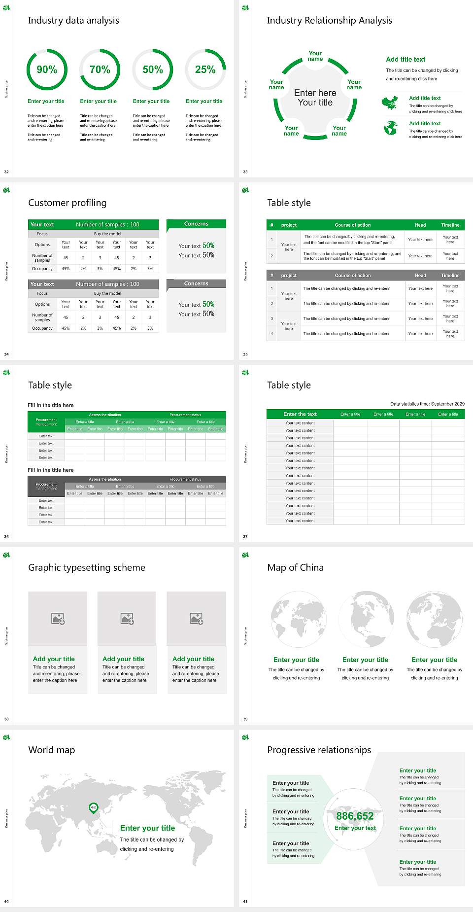 Akita International University Competition/Entrepreneurship Contest PPT Template4:3 ratio PPT effect preview image5