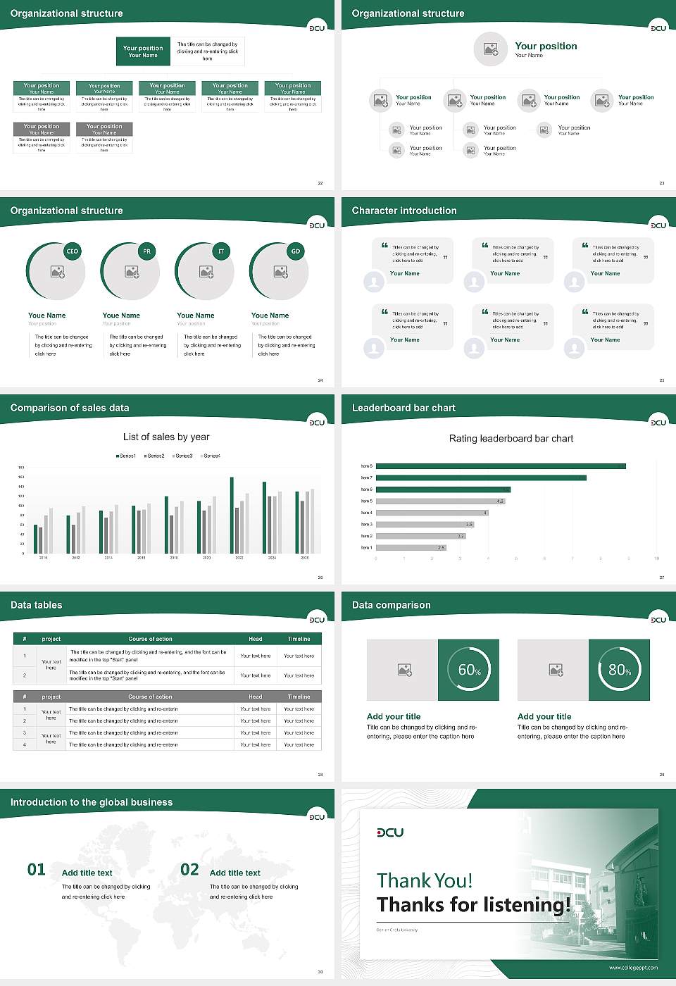 Den-en Chofu University Academic Presentation/Research Findings Report PPT Template16:9 ratio PPT effect preview image4