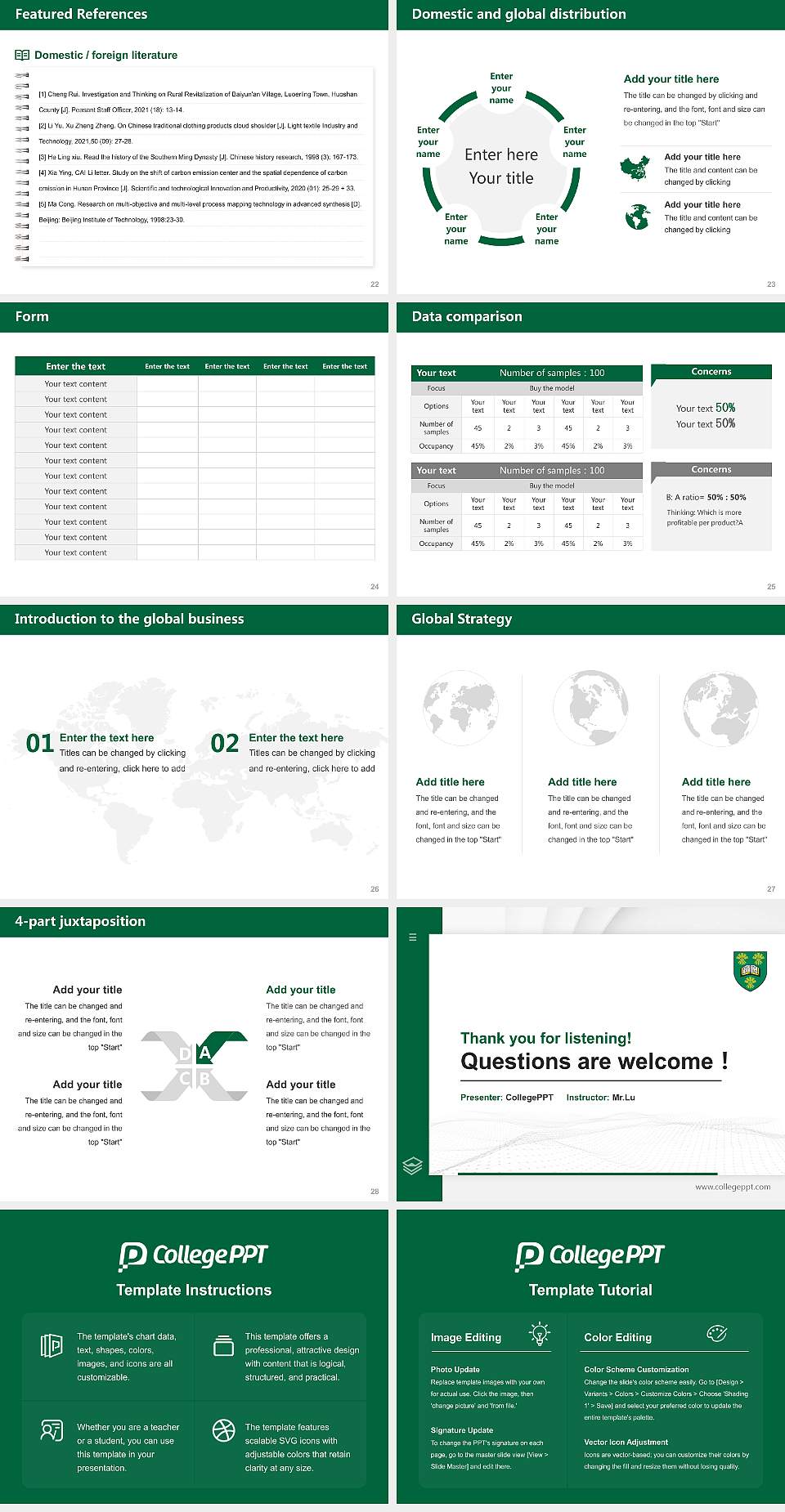 University of Saskatchewan Thesis Proposal/Graduation Defense PPT Template4:3 ratio PPT effect preview image4