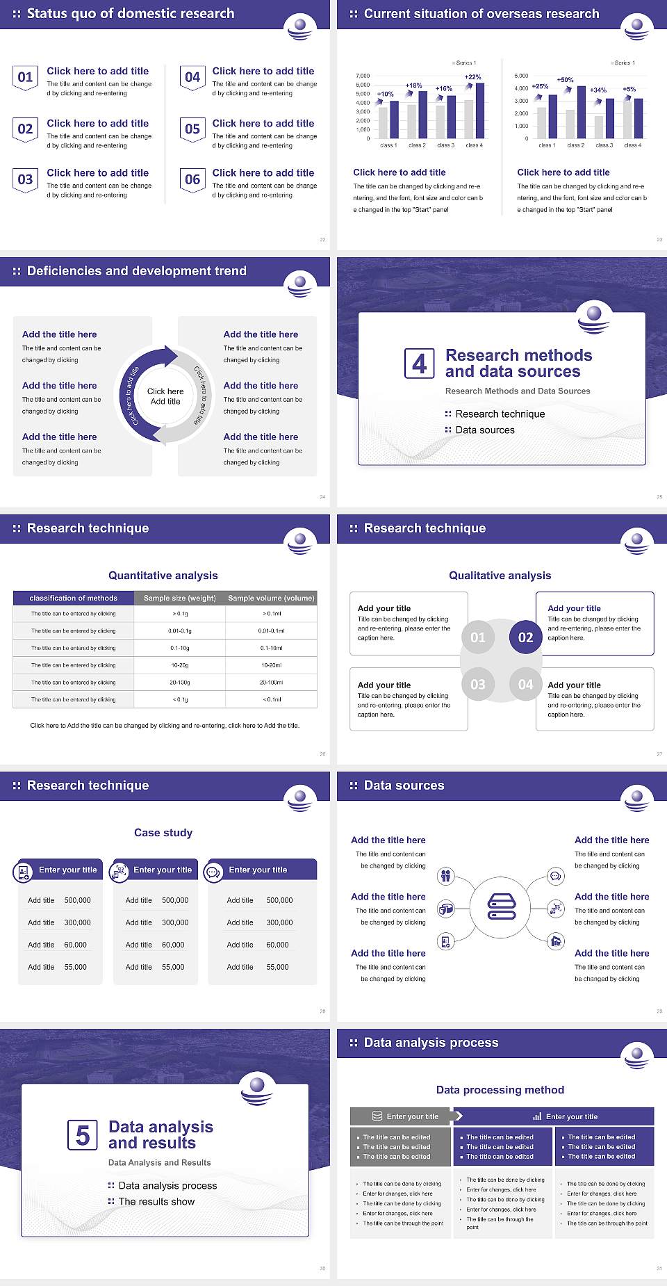 Fujita Health University Graduation Thesis Defense PPT Template4:3 ratio PPT effect preview image4