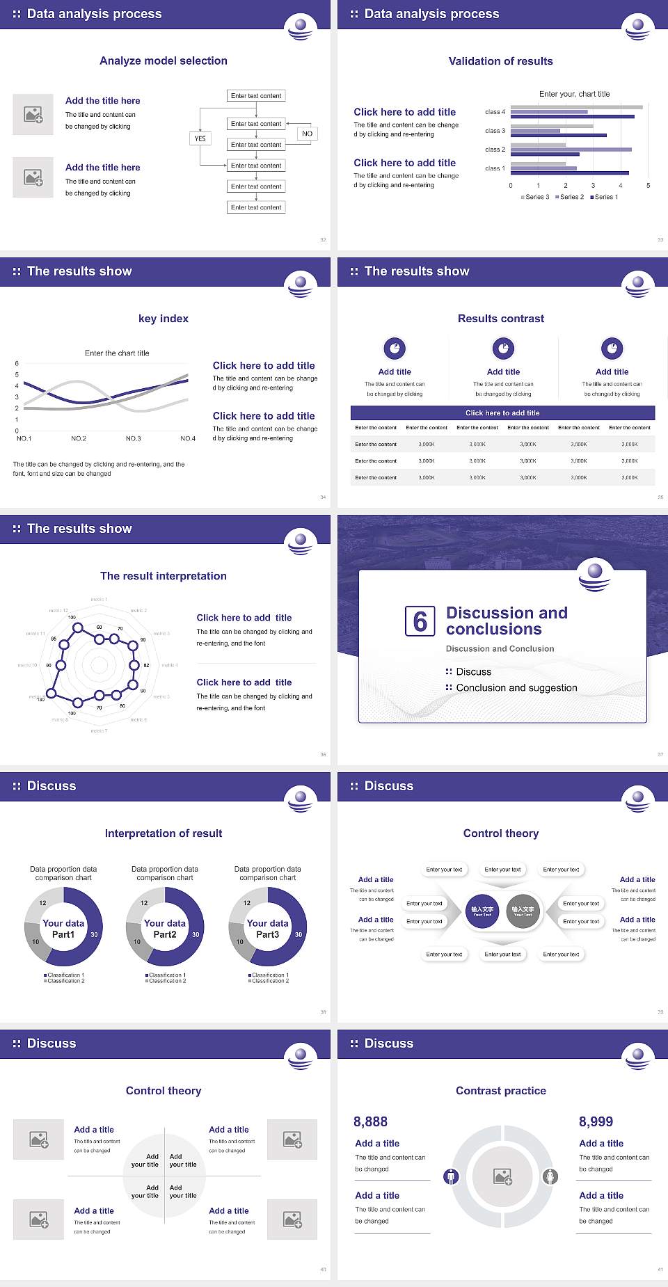 Fujita Health University Graduation Thesis Defense PPT Template4:3 ratio PPT effect preview image5