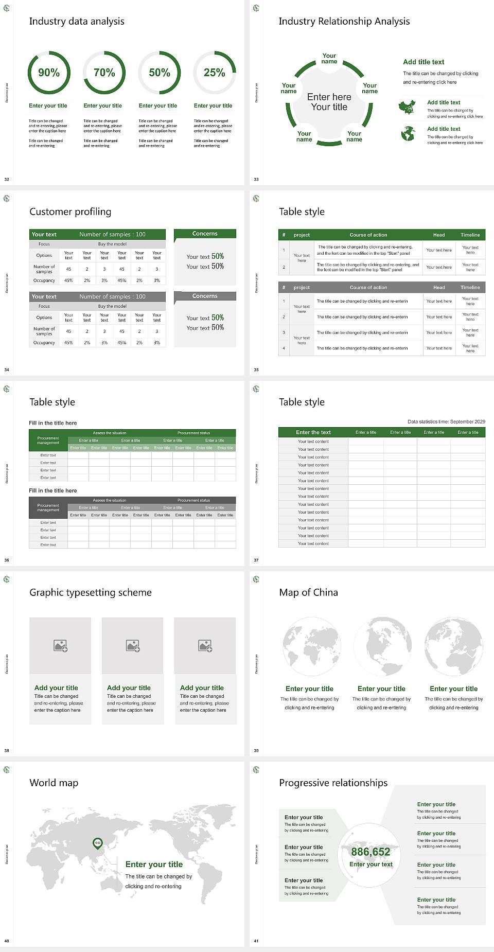 Fukui Prefectural University Competition/Entrepreneurship Contest PPT Template4:3 ratio PPT effect preview image5