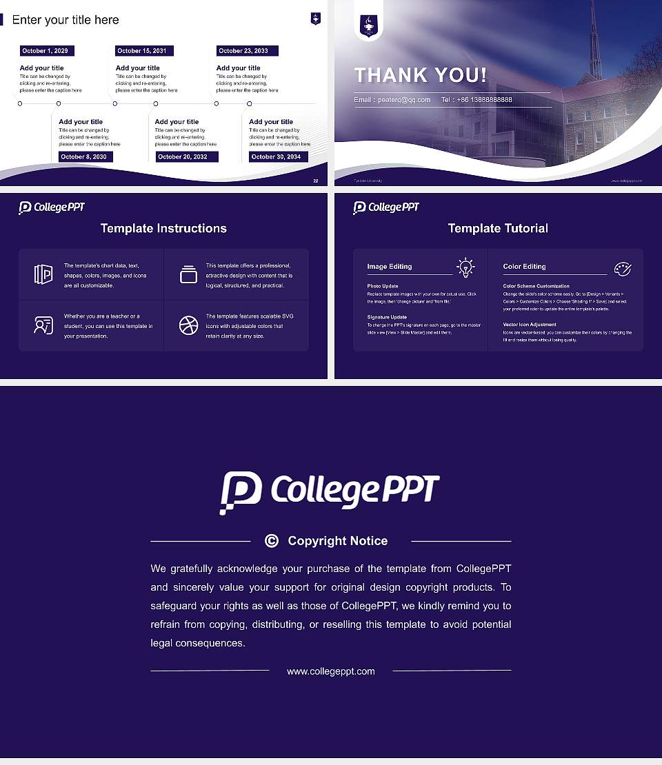 Tyndale University Lecture Sharing and Networking Event PPT Template16:9 ratio PPT effect preview image4