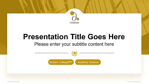 Bunkyo University National Scholarship Defense PPT Template